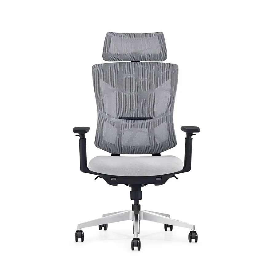 HKM-936019 Ergonomic Mesh Executive Office Chair with Swivel Design and Adjustable Height