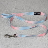 HKM-9360445 Gradient Color Dog Leash Set - Lightweight Nylon with Multiple Color Options