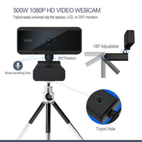 HKM-936083 W5 HD Webcam with Crystal Clear Image Quality and Built-in Microphone