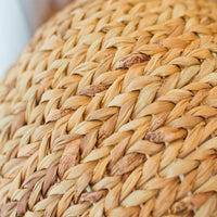 HKM-9361213 Cozy Rattan Cat Nest Bed for Summer Comfort, Brown - 50cm x 57cm