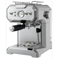 HKM-936147 Automatic Espresso Coffee Maker Machine in Pink for Commercial Use