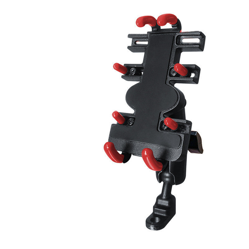 HKM-936275 Aluminum Alloy Mobile Phone Holder for Motorcycles and Scooters - Rearview Mirror Bracket