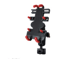 HKM-936275 Aluminum Alloy Mobile Phone Holder for Motorcycles and Scooters - Rearview Mirror Bracket