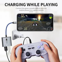 HKM-936467 USB-C OTG Adapter with Charging Port for Android Devices - 2 in 1 Converter Cable