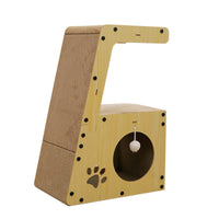 HKM-9367101 Multifunctional Corrugated Paper Cat Scratching Board and Bed with Replacement Core