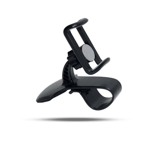 HKM-936787 360-Degree Adjustable Clip Phone Holder for Cars - Direct View Design, Stable ABS Construction
