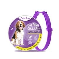 HKM-9368893 Calming Collar for Dogs and Cats ¨C Adjustable Purple, Orange, Sky Blue, Brown Options, All Seasons