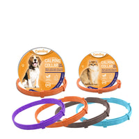 HKM-9368893 Calming Collar for Dogs and Cats ¨C Adjustable Purple, Orange, Sky Blue, Brown Options, All Seasons
