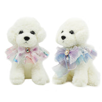HKM-9369149 Pet Dream Scarf for Cats and Dogs in Blue Purple and Pink Purple, Suitable for All Seasons and Festivals