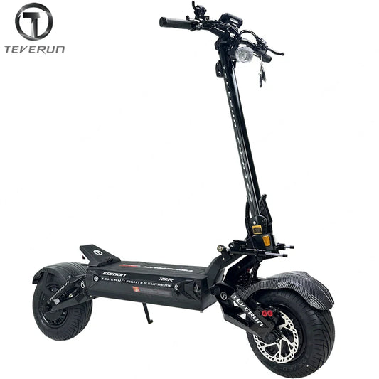 HKM-936915 Teverun Supreme 7260R Smart Electric Scooter with 72V Battery, 120km/h Max Speed, Dual 5000W Motors, and Full Suspension