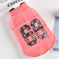HKM-9369277 Double-Sided Stars Vest for Dogs ¨C Casual Autumn & Winter Comfort in Blue, Red, and Yellow