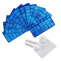 HKM-937043 Royal Blue Nail Printing Tool for All Skin Types, 0.02 kg