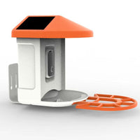 HKM-9370685 Solar-Powered Smart Pet Feeder with HD Camera and Night Vision, Compatible with Bird Recognition and Remote Monitoring
