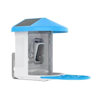 HKM-9370685 Solar-Powered Smart Pet Feeder with HD Camera and Night Vision, Compatible with Bird Recognition and Remote Monitoring