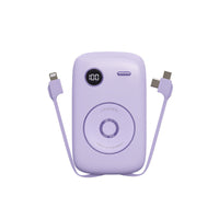HKM-937107 10000mAh Retro Portable Power Bank with Multi-U Port Output - Available in Pink, Blue, Green, Purple