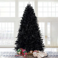 HKM-937171 5ft Blue Christmas Tree with LED Lamp – PVC Pine, Indoor/Outdoor Use