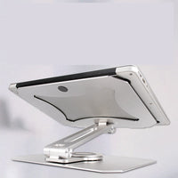 HKM-937235 360 Degree Rotating Aluminum Desktop Laptop Stand for 11-17.3 Inch Devices