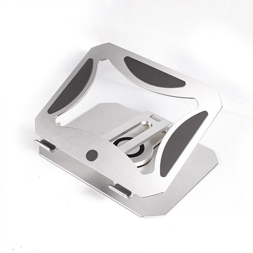 HKM-937235 360 Degree Rotating Aluminum Desktop Laptop Stand for 11-17.3 Inch Devices