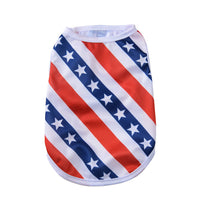 HKM-9372477 Independence Day Thin Breathable Pet Vest in Various Prints and Sizes