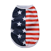 HKM-9372477 Independence Day Thin Breathable Pet Vest in Various Prints and Sizes