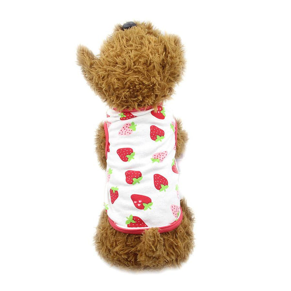 HKM-937299 Candy-Colored Thin Cotton Printed Vest for Pets in Various Fun Designs