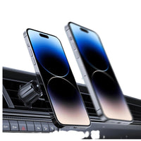 HKM-937427 Universal Car Air Vent Phone Holder - Snap-On Design, Rechargeable Accessory