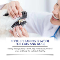 HKM-9374525 Pet Teeth Cleaning Powder for Effective Stain Removal - 40g Natural Ingredients