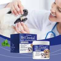 HKM-9374525 Pet Teeth Cleaning Powder for Effective Stain Removal - 40g Natural Ingredients