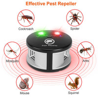 HKM-9378109 Ultrasonic Pest Repeller with 4 Modes, Effective Indoor Rodent Control for Spaces up to 3229sq.ft