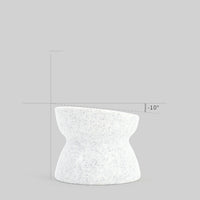 HKM-9378621 Elevated Dark Gray and White Cat Bowl for Cervical Spine Protection