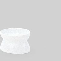 HKM-9378621 Elevated Dark Gray and White Cat Bowl for Cervical Spine Protection