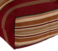 HKM-938067 High-Back Waterproof Outdoor Folding Chair Cushion with Non-Slip Design and Adjustable Strap