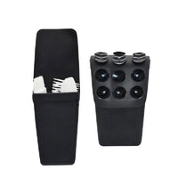 HKM-938195 Silicone Hair Perm Protective Sleeve with Storage Bag - Black Beauty Tool