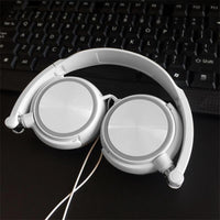 HKM-938195 Wired Bass Headphones with In-Line Microphone and 1.2m Cable - Excellent Sound Quality