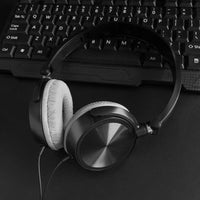 HKM-938195 Wired Bass Headphones with In-Line Microphone and 1.2m Cable - Excellent Sound Quality