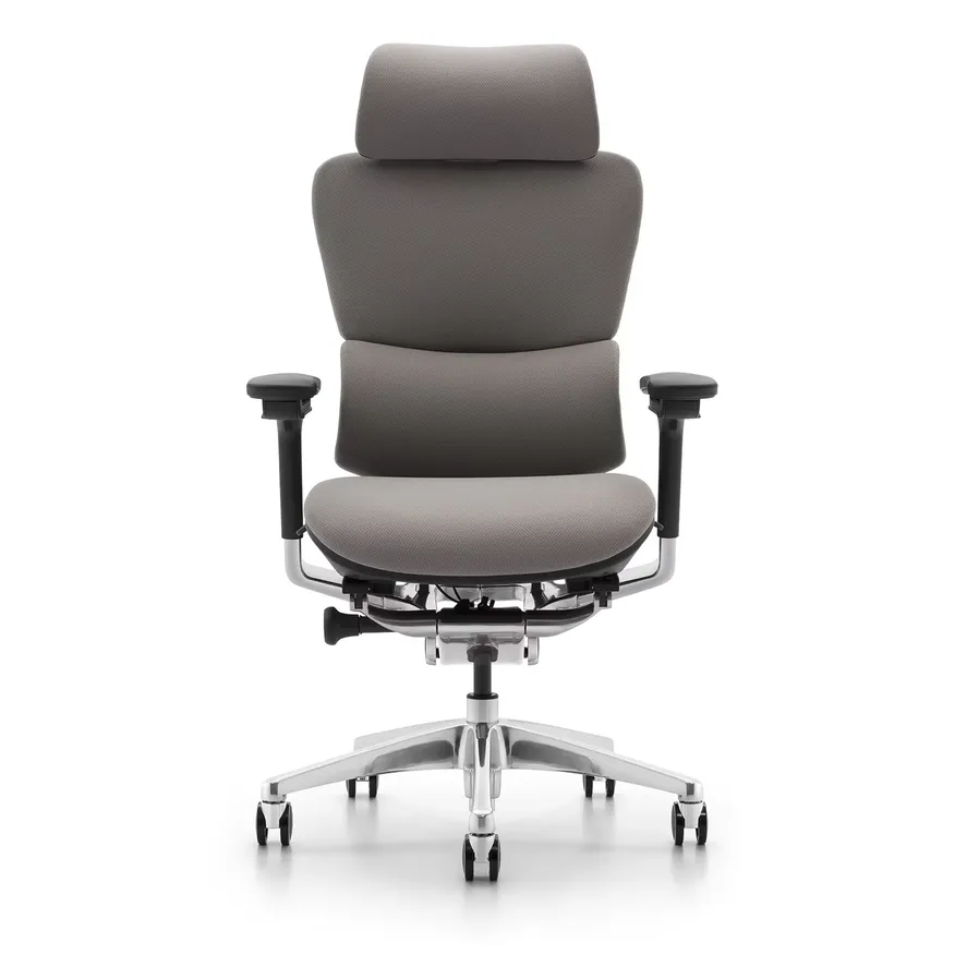 HKM-938323 Ergonomic High Back Office Chair with Swivel Design and Comfortable Fabric Upholstery