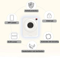HKM-938323 Smart Automatic Cat Litter Box with WiFi App Control and Self-Cleaning Feature