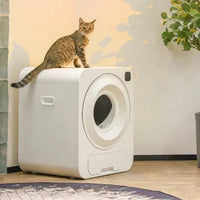 HKM-938323 Smart Automatic Cat Litter Box with WiFi App Control and Self-Cleaning Feature