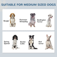 HKM-9384381 Elevated Pet Feeding Station with Hidden Bowls and Storage Cabinet for Medium-Sized Dogs