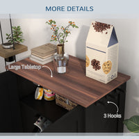HKM-9384381 Elevated Pet Feeding Station with Hidden Bowls and Storage Cabinet for Medium-Sized Dogs
