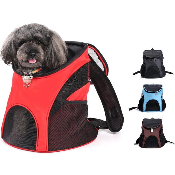 HKM-9384637 Breathable Pet Carrier Backpack for Small Dogs - Lightweight Oxford Cloth, Multiple Colors