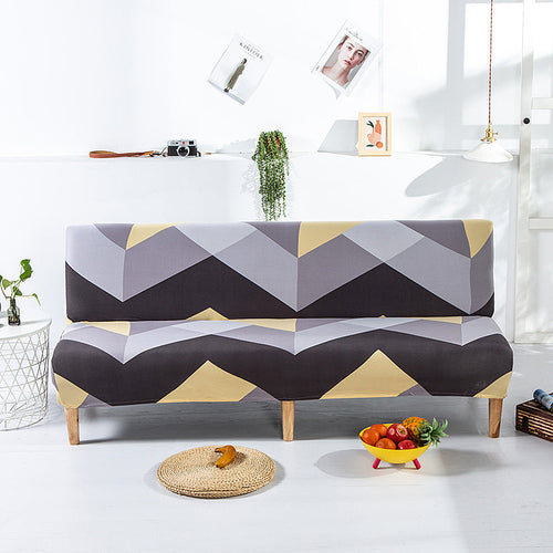 HKM-938515 Stretch Folding Sofa Slipcover with Various Pattern Options - Modern Dust Cover for Comfortable Living Spaces