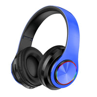 HKM-938707 Colourful Wireless Bluetooth Over-Ear Headphones with Microphone and Deep Bass for PC