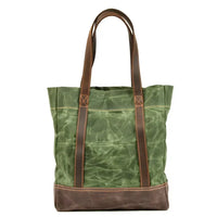 HKM-938771 Vintage Waxed Canvas Leather Shoulder Bag in Green, Grey, and Black - Eco-Friendly Daily Use Armpit Bag