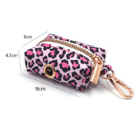 HKM-9387965 Striped Print Pet Chest Harness and Leash Set with Trash Bag and Ribbon