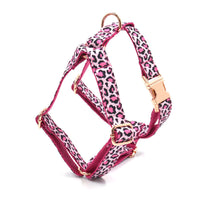 HKM-9387965 Striped Print Pet Chest Harness and Leash Set with Trash Bag and Ribbon