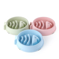 HKM-9388349 Anti-Skid Slow Feeding Dog Bowl - Durable and Easy to Clean PP Material