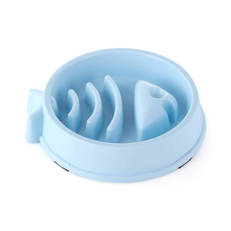 HKM-9388349 Anti-Skid Slow Feeding Dog Bowl - Durable and Easy to Clean PP Material