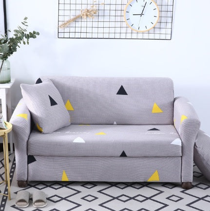 HKM-939091 Elastic Polyester Sofa Cover for Three-Seat Sofas (190-230cm)