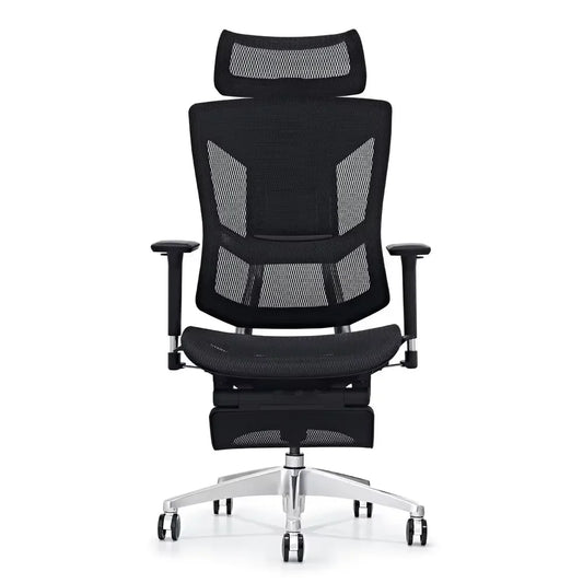 HKM-939155 Ergonomic Swivel Office Chair with Footrest Comfortable and Adjustable Design